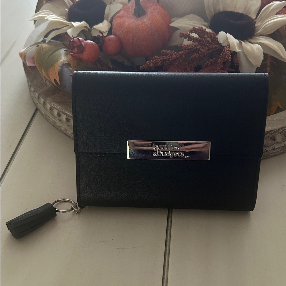 Black A7 Cash Stuffing Wallet/Binder